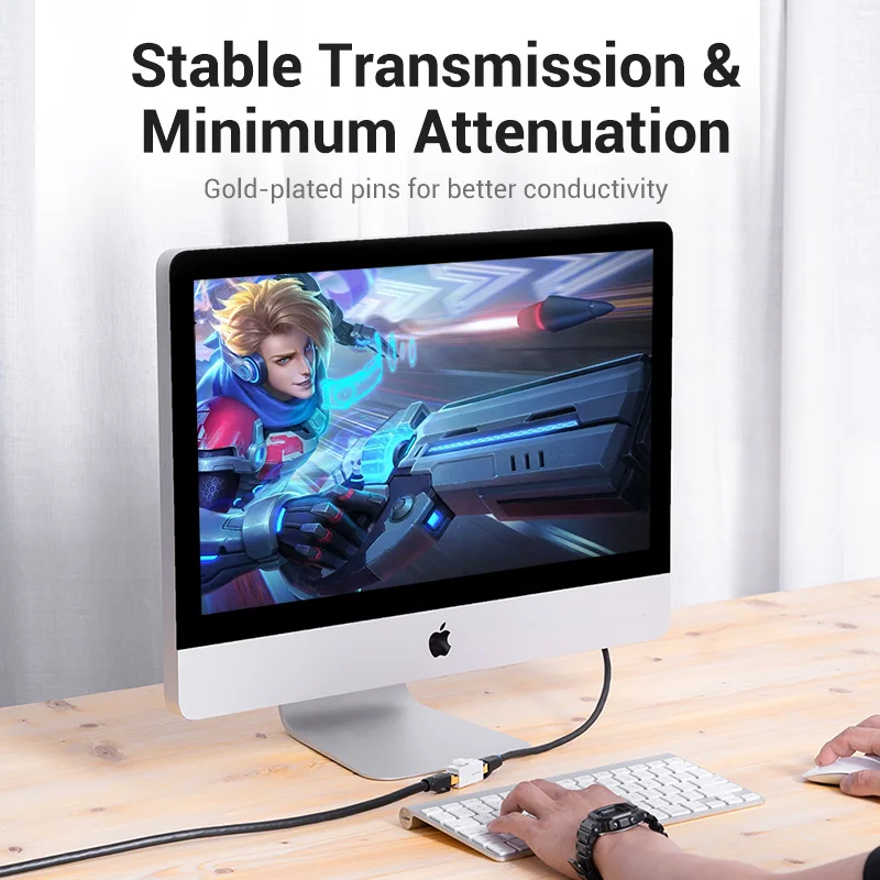 Vention Cat5E موصل RJ45 مقرنة إيثرنت كابل القط 5E أنثى إلى أنثى موسع تمديد محول لكابل إيثرنت