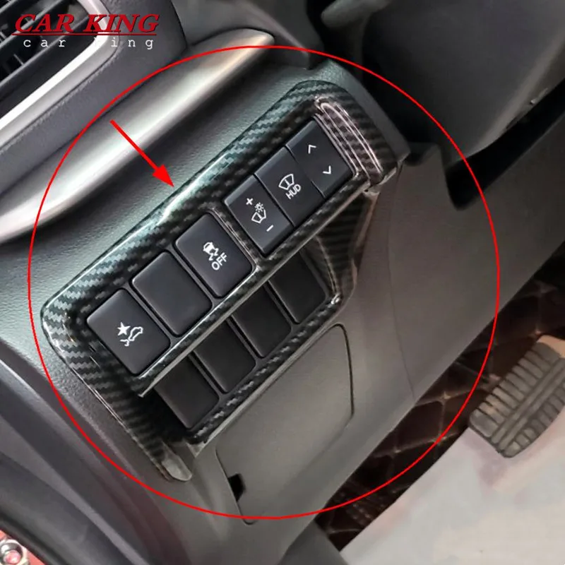 

For Mitsubishi Eclipse Cross 2017 2018 Car left middle control button decoration frame panel cover trim Car Headlight Adjustment