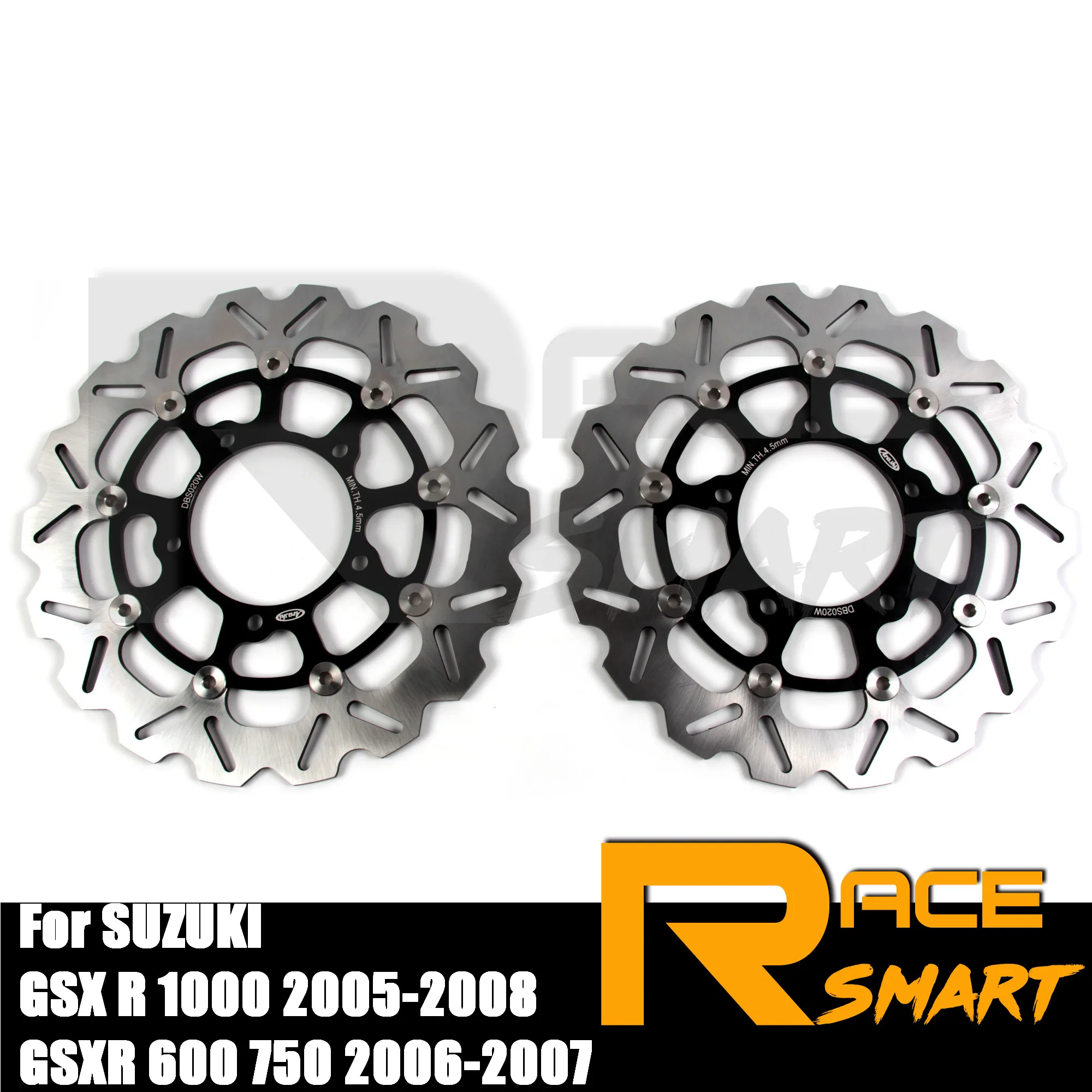 

Мотоциклетные летающие фрикционы для SUZUKI GSXR600 GSXR750 2006-2007, тормозные диски, фрикционы 750, черный цвет