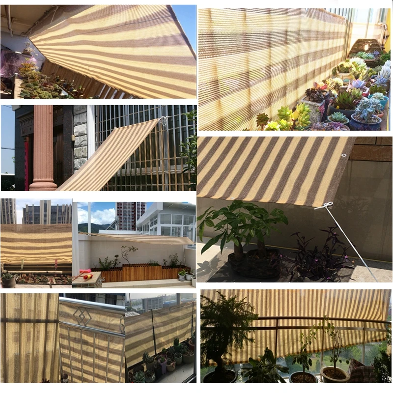 

Canopy Net Sun Camping Shelter HDPE Window Awning Rooftop Awning Shade Sail Awning Anti-UV Succulent Plant Cover 80% Shade Rate