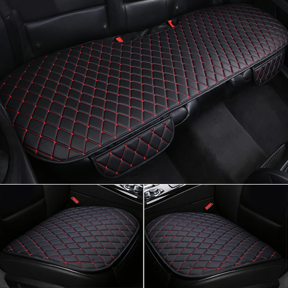 1/3PCS Leather Car Seat Covers For OPEL Aatara Astra Mocha Omega Grandland x Corsa Adam insignia Zafira Auto Seat Cushion Cover