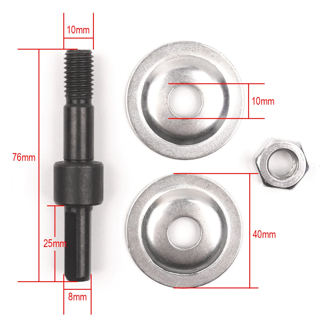 Nouvelle perceuse électrique manuelle roue de meulage, tige de Conversion/adaptateur d\'arbre de perceuse, roue de meulage en Fiber grise, jeu de