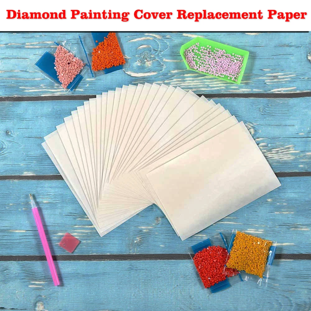 

5D Diamond Painting Accessories Release Paper Diamond Embroidery Non-Stick Cover Replacement Tools Full & Partial Drills