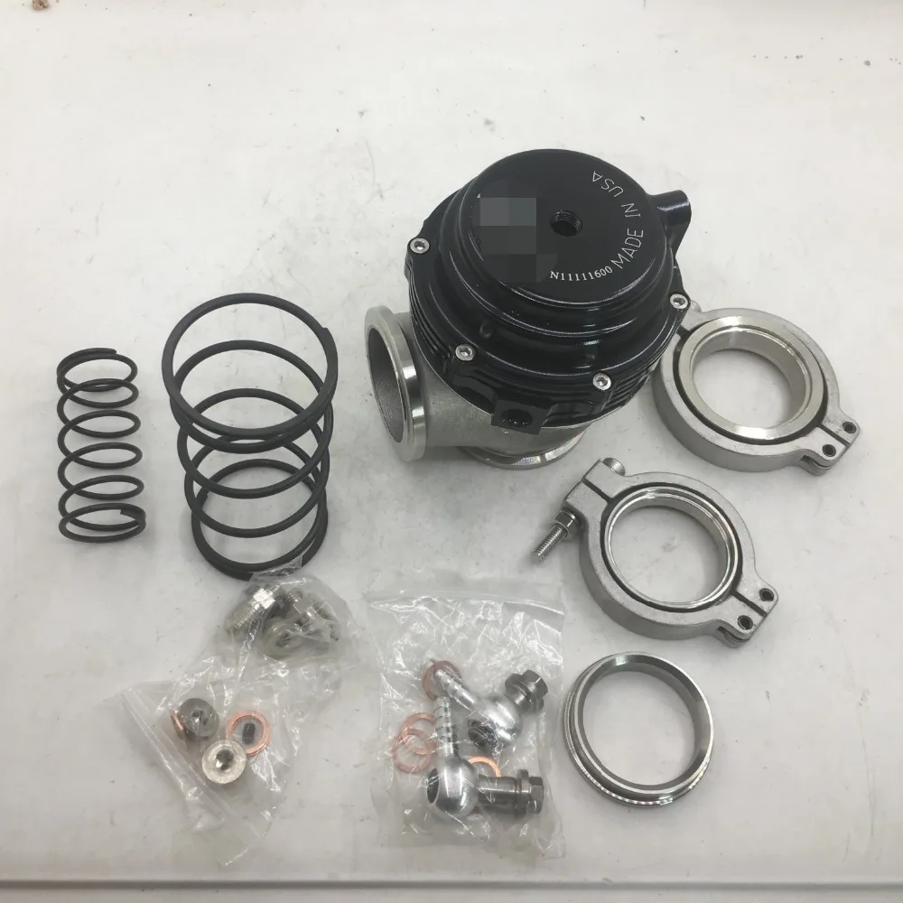 

SherryBerg Brand new bov 44mm Wastegate WITH VBAND FLANGES V44 Black PSI 7 ,14 ,17 BOV 44 MRV44 BLACK color