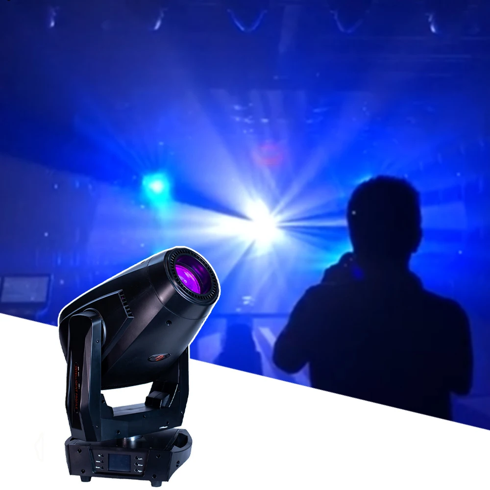 New 700W Color White LED Gobo Moving Head Light Profession Stage Beam Spot Disco DJ Wash Light For Concert Wedding Party Event