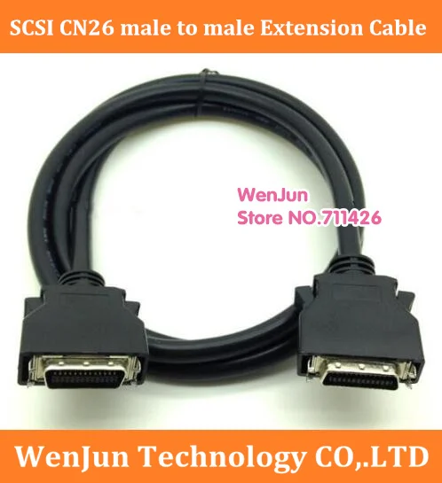 

SCSI26 male to male extension cable 26P CN Slot Type SCSI 26 pins terminal breakout board 1.5M/3M