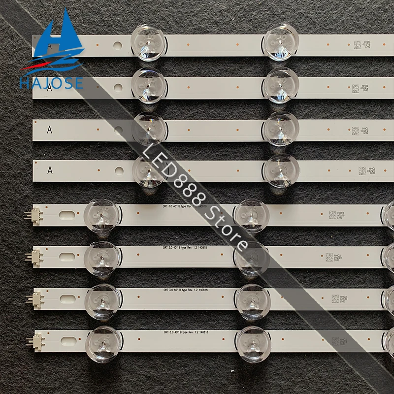 عدة 8 قطعة LED الخلفية ل LTG 40LF630V 40LF6300 40LH5300 40LH5700 40LF6350 40LF570V 40LF631V SVL400 6916L-0885A 0884A