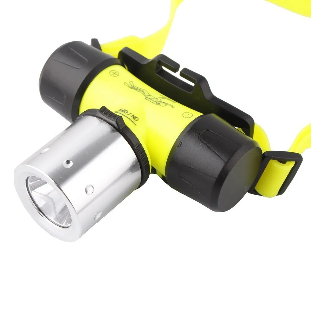 T6 LED 3 Mode Waterproof Scuba Diving Headlamp Underwater work  Headlight  Flashlight torch Light