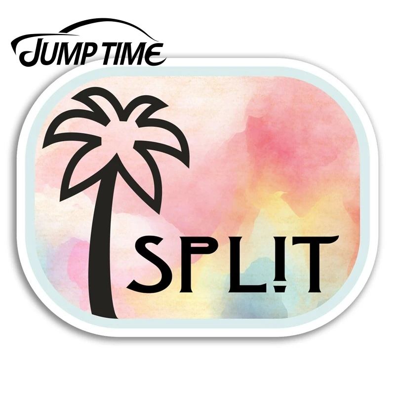 Jump Time for Split Croatia Vinyl Stickers Travel Sticker Laptop Luggage Decal Car Styling Motor Helmet Decor Car Accessories