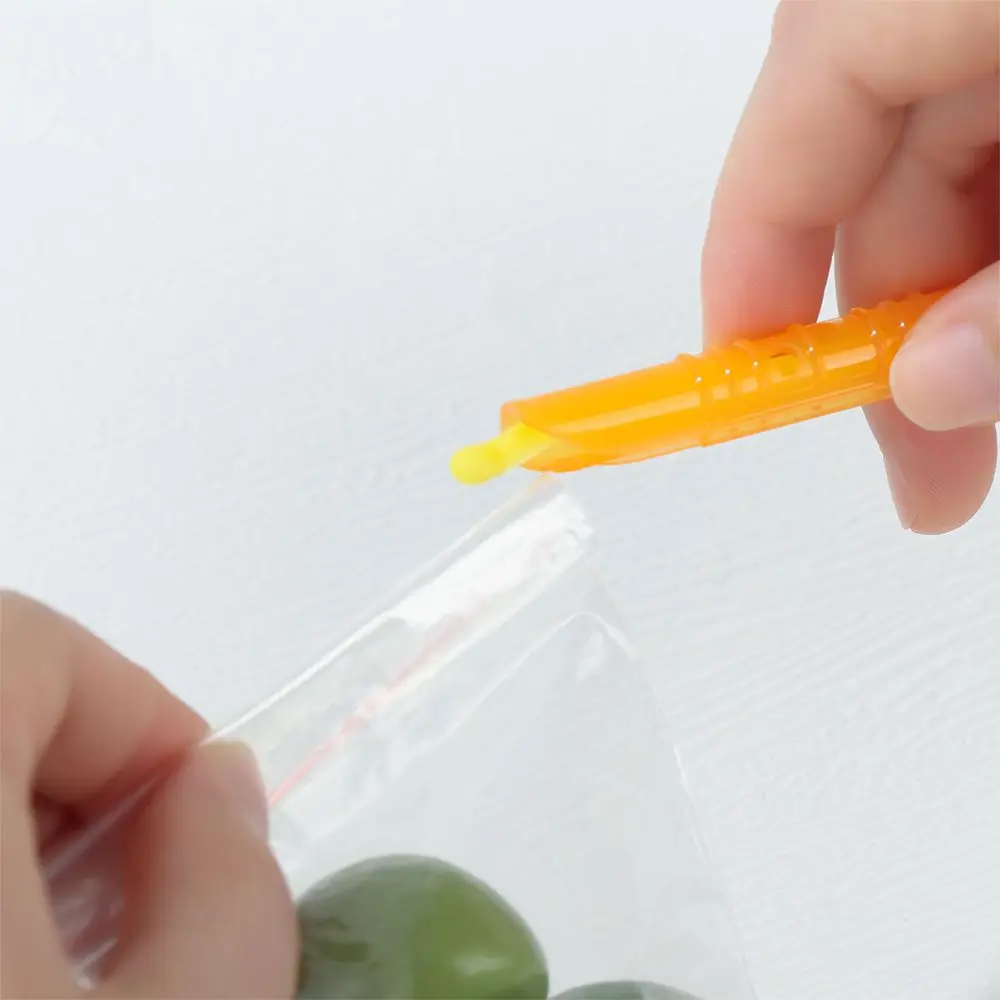 5PCS Household Home Plastic Fresh Lock Sealing Clip Magic Sealer Stick Refrigeration Tool