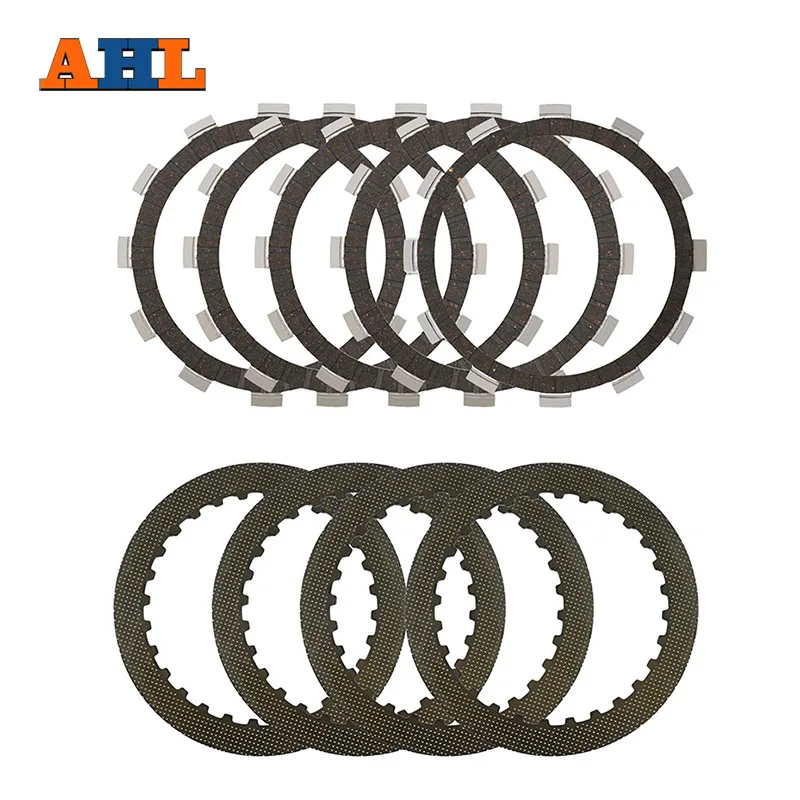 AHL Bakelite Motorcycle Clutch Plates & Steel Friction Plate For Suzuki DR250S VL250 GN250 GN250E GW250 GZ250 TU250 SW-1 NJ45A