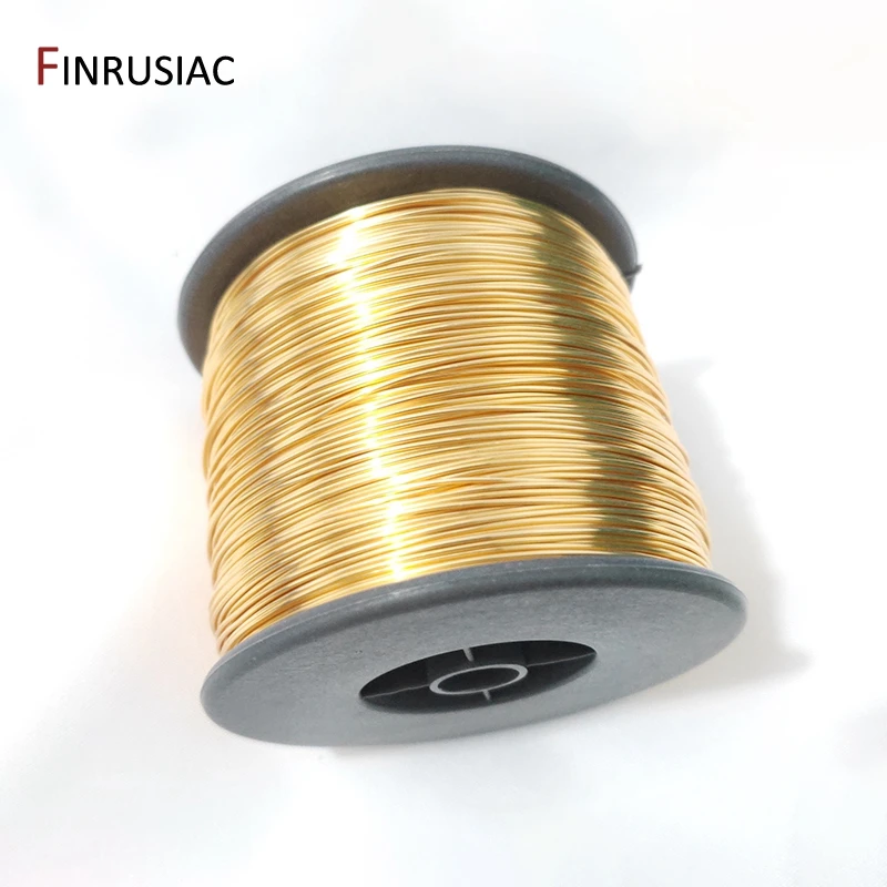 8 Sizes Of 5 Meters Jewelry Making Metal Wire, 18K Real Gold-Plated Copper Wire DIY Jewelry Making Accessories Wholesale