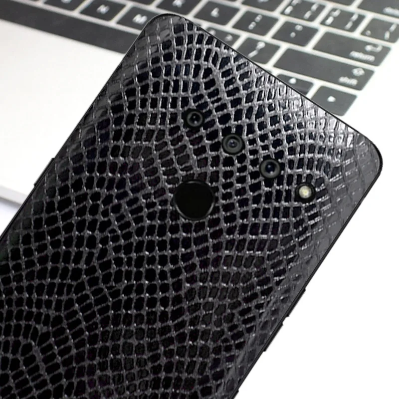3D Camo Crocodile Snake Film Wrap Skin Phone Back Paste Sticker For LG G8 ThinQ 3 Camera Q70 V50 V40 V35 V30 G7 G6 Q Stylus+