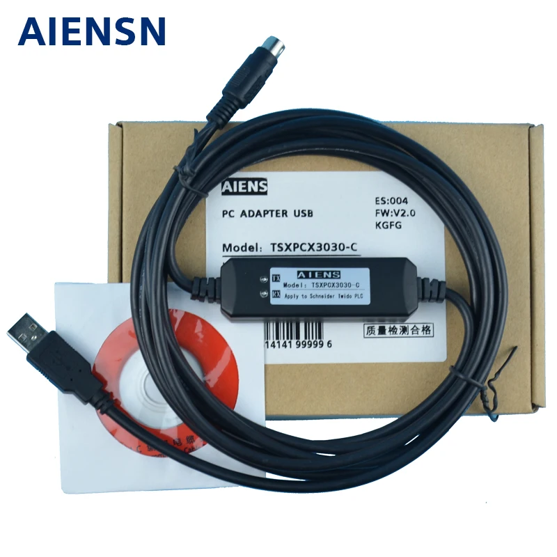 Suitable for Schneider TSX/TWIDO/Premium series PLC programming cable download line TSXPCX3030-C