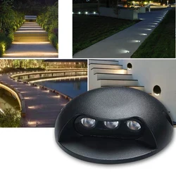 Led Floor Decking Light 12V 24V 2W 3W 6W IP68 Oudoor Underground Buried Lamp Exterior Garden Path Wall Stair Landscape Spotlight