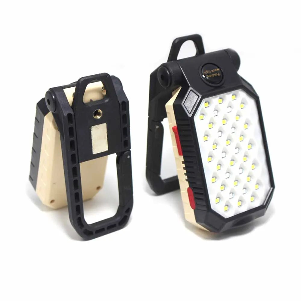 Portable Fishing COB Light Waterproof Rechargeable LED Work Light Built-in Battery Car Repairing Magnet Inspection Lamp