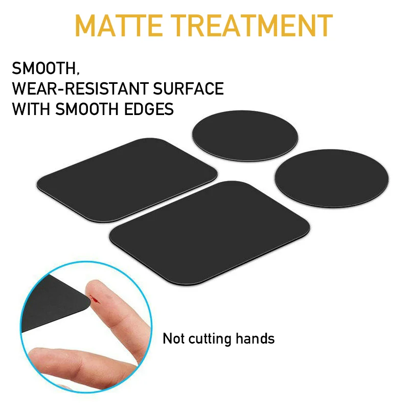 5pcs/lot Magnetic Metal Plate For Car Phone Holder Universal Iron Sheet Disk Sticker Mount Mobile Cellphone Magnet Stand