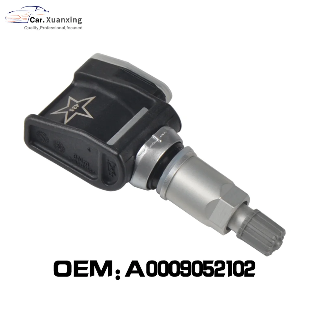 

OEM A0009052102 датчик давления в шинах Система мониторинга TPMS 433 МГц для Mercedes-Benz AMG CLS E G Maybach Landaulet