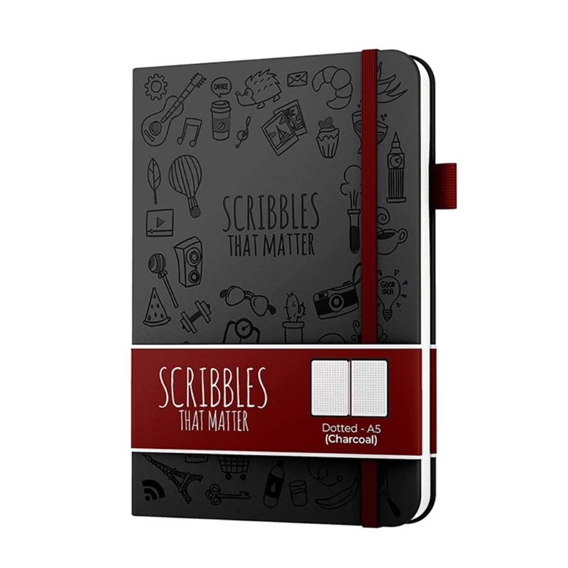 Модный блокнот в горошек, Обложка из искусственной кожи, блокнот для журнала, блокнот A5, 100 листов, утолщенная бумага для работы, путешествий, колледжа