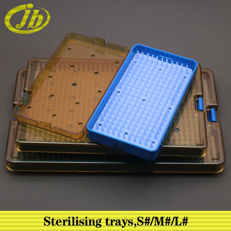 Sterilising trays high quality silica gel single-deck medical sterilization box ophthalmic instruments surgical Instruments