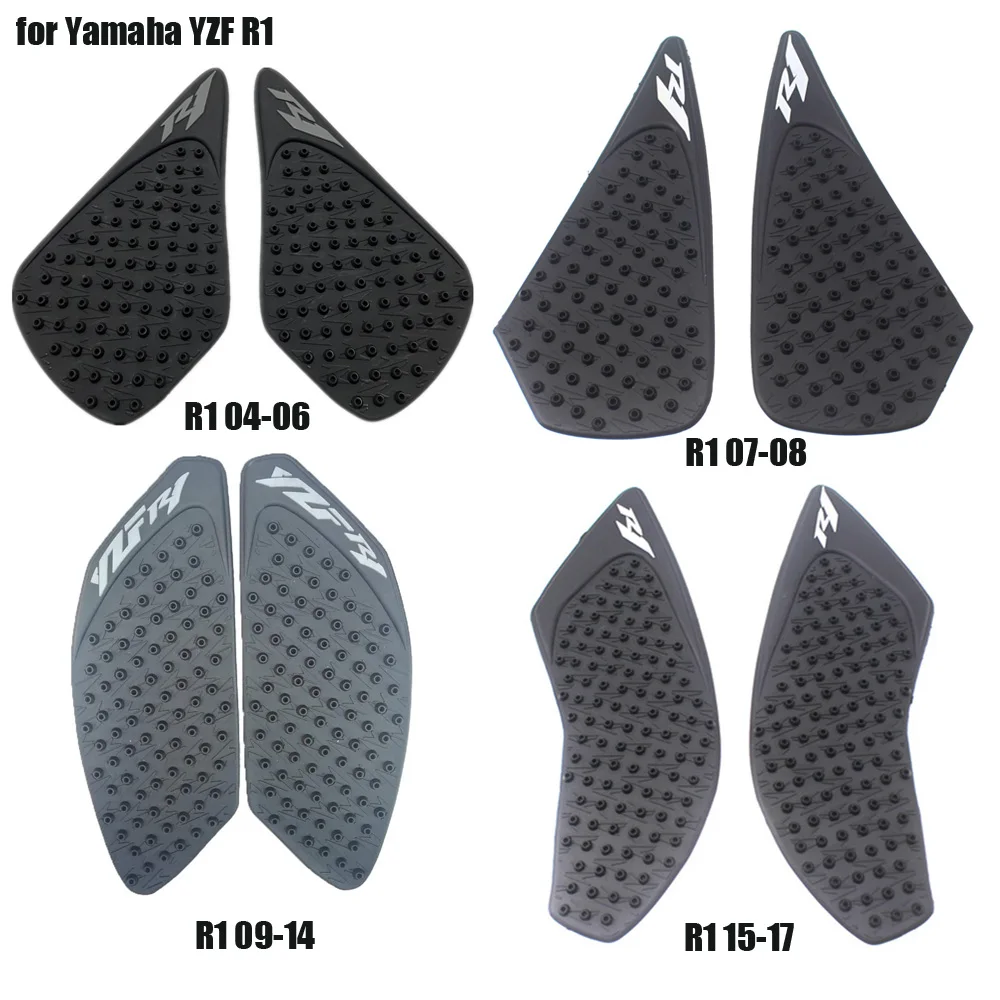 Stickers For YZF-R1 2004-2008 YZFR1 2009-2014 YZF R1 R1S R1M 2015-2021 Non-slip Motorcycle Tank Pad Anti Slip Paint Protection