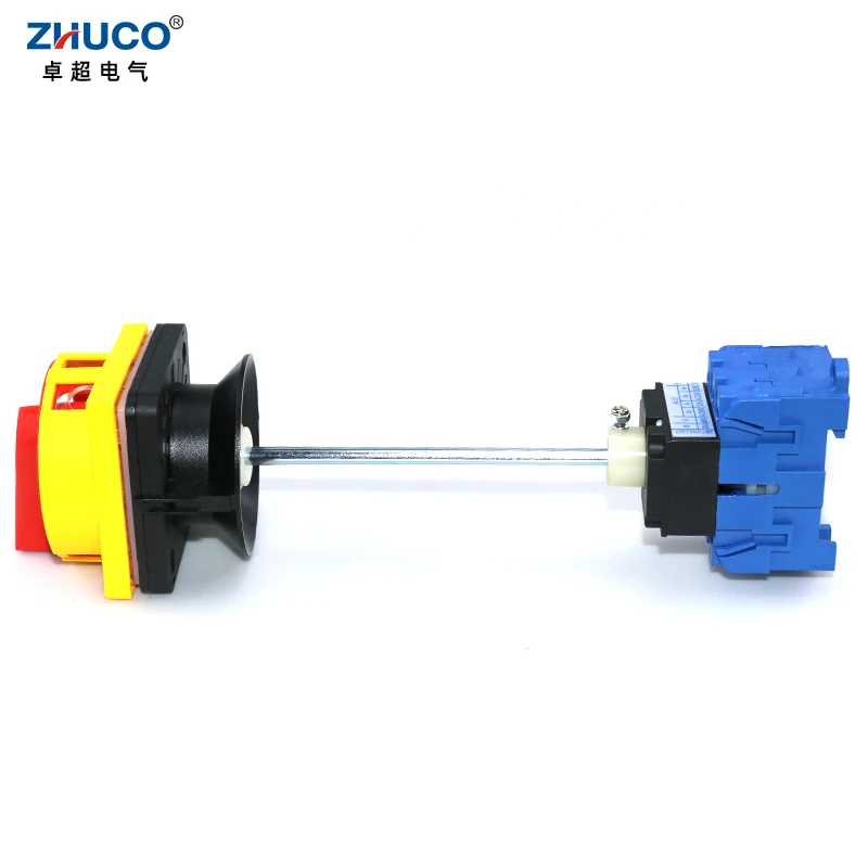 ZHUCO SZD11-32/300010-B 32A OFF ON 3P Load Break Isolator Disconnect Cut-Off Rotary Cam Switch With Aluminum Padlock Pole