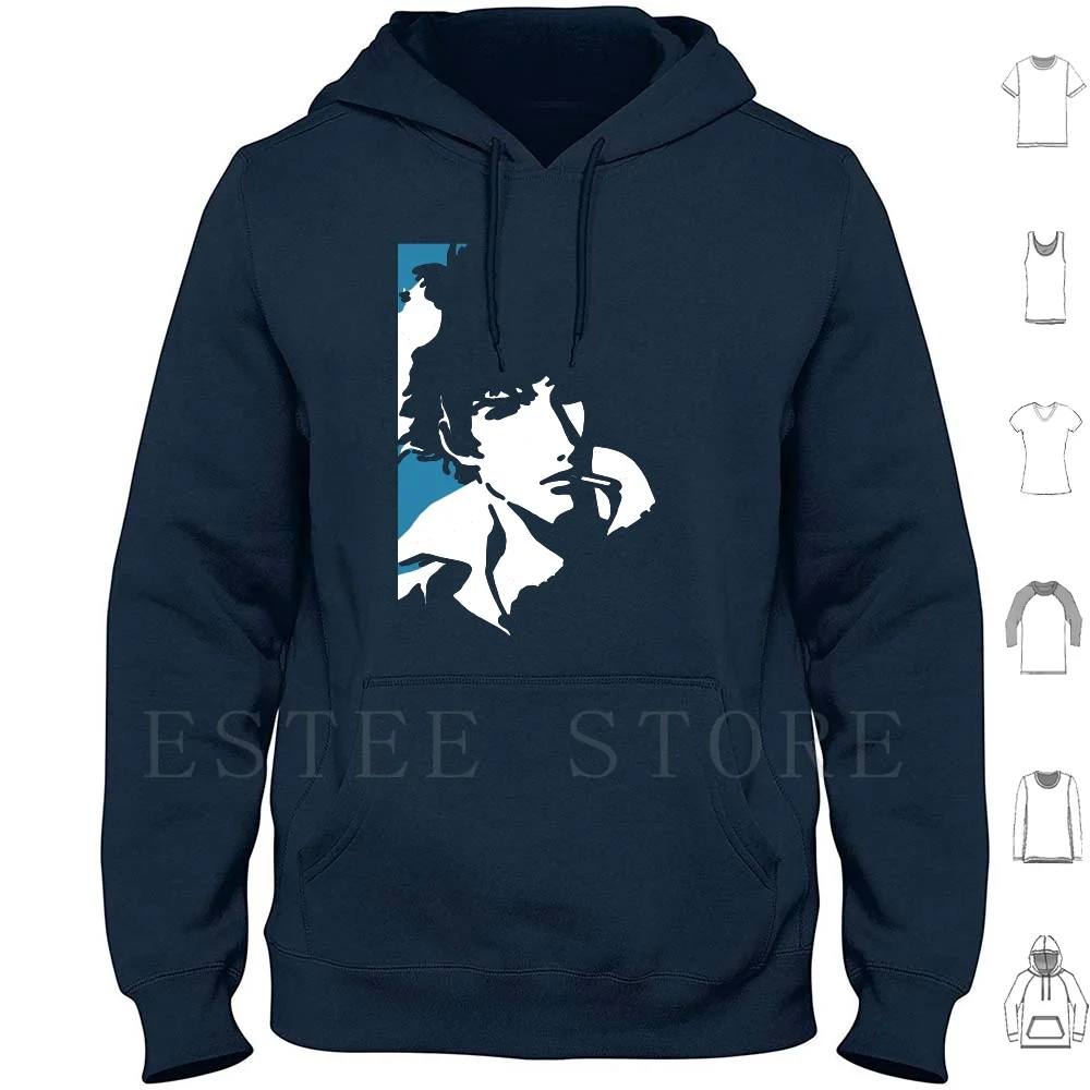 Cowboy Bebop Retro Vintage Hoodies Long Sleeve Cowboy Bebop Anime Bebop Cowboy Manga Space Spike Spike Cowboy Bounty