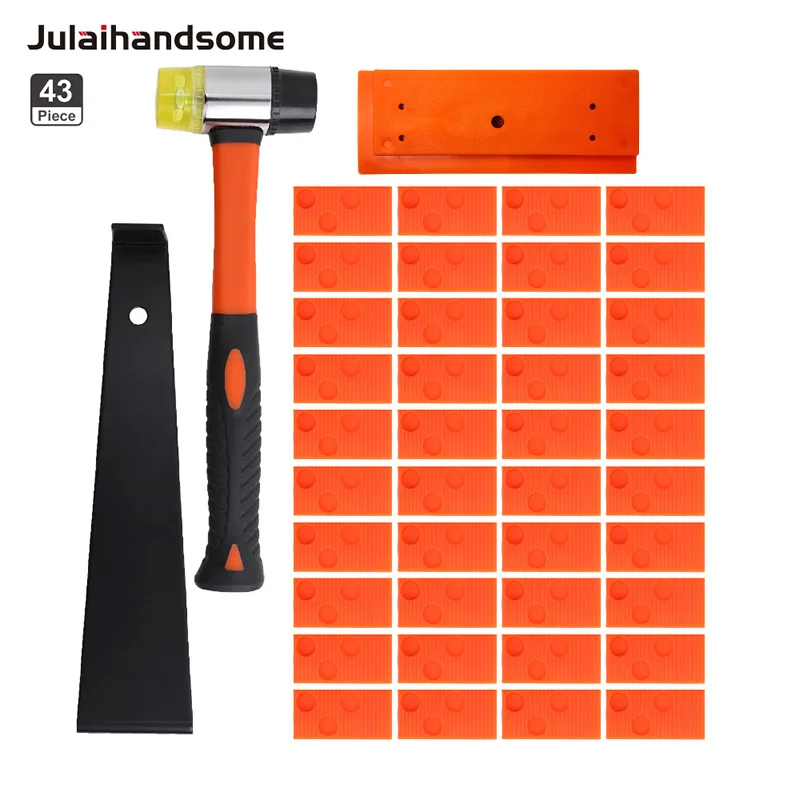 Julaihandsome  Professional Laminate Wood Flooring Installation Kit , Spaces.Tapping Block, Pull Bar ,Mallet Hand Tool Set