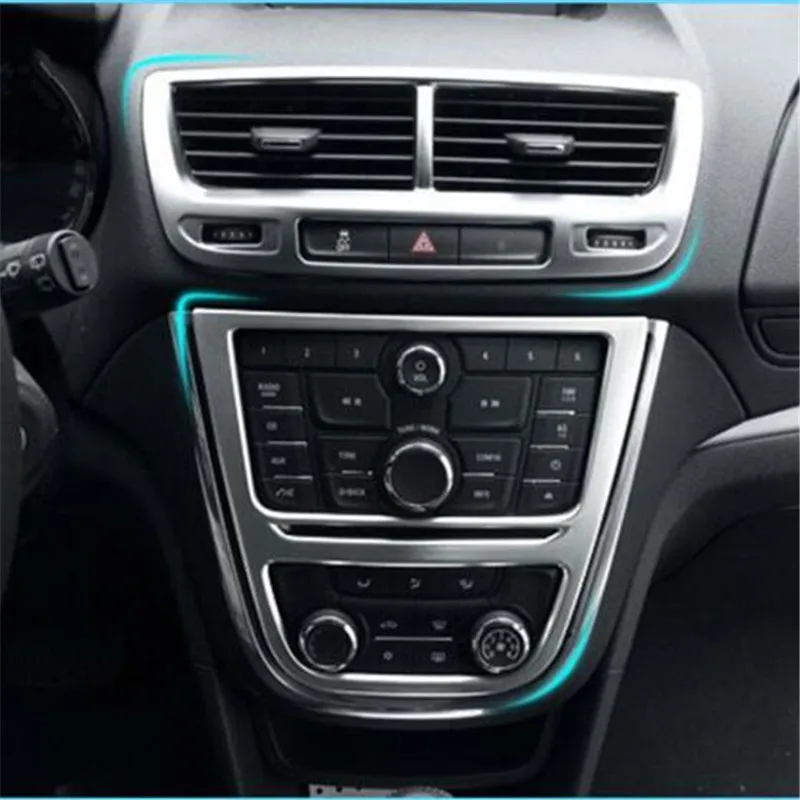 For Buick Encore OPEL VAUXHALL MOKKA 2013-2016 Car Styling Interior Panel Kit Decorative Sticker Cover Trim Auto Accessories