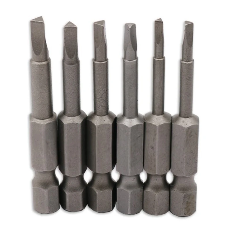 

6Pcs S2 Alloy Steel Triangular Screw Bits Magnetic Screwdriver Bit Set Anti Slip Triangle Screw Head 1.8/2.0/2.3/2.5/2.7/3mm