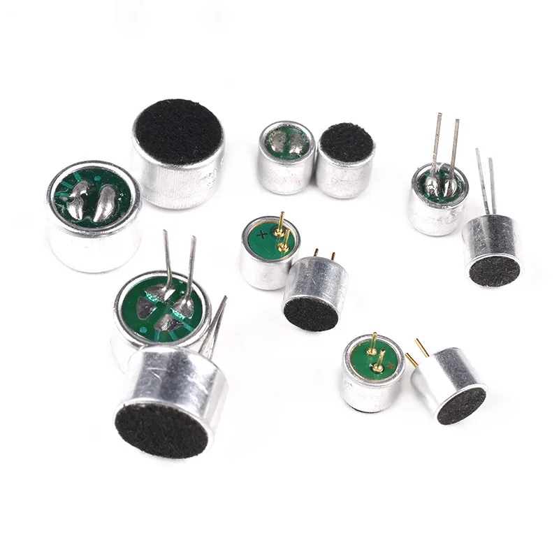 20 قطعة 6050 ميكروفون السعة electret SG electret ميكروفون 6050p/9767p دبوس 9767 ميكروفون بيك اب 52DB