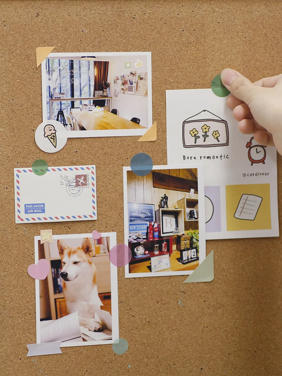 Multifunctionele Foto Hoek Sticker Note Marker Planner Stickers Gift Seal Sticker Journaling Briefpapier Notebook Accessorries