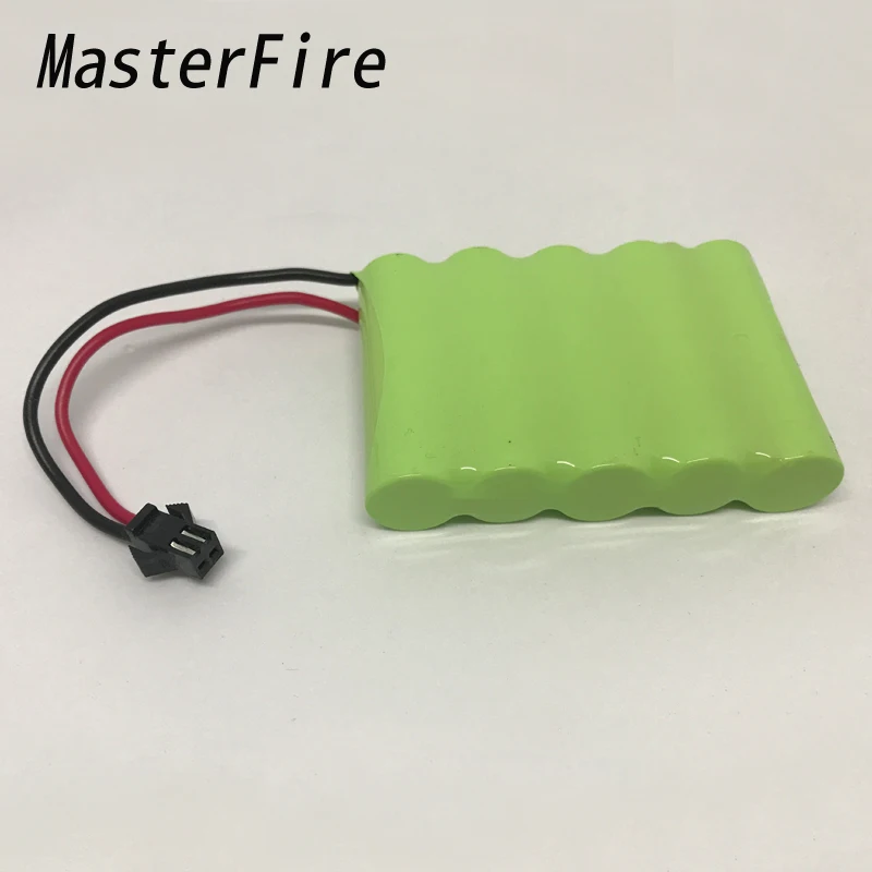 MasterFire Original 6V AA 1800mah Ni-MH Battery Pack For Rc toys Cars Tanks Robots Boats Trucks Guns Rechargeable NiMH Batteries