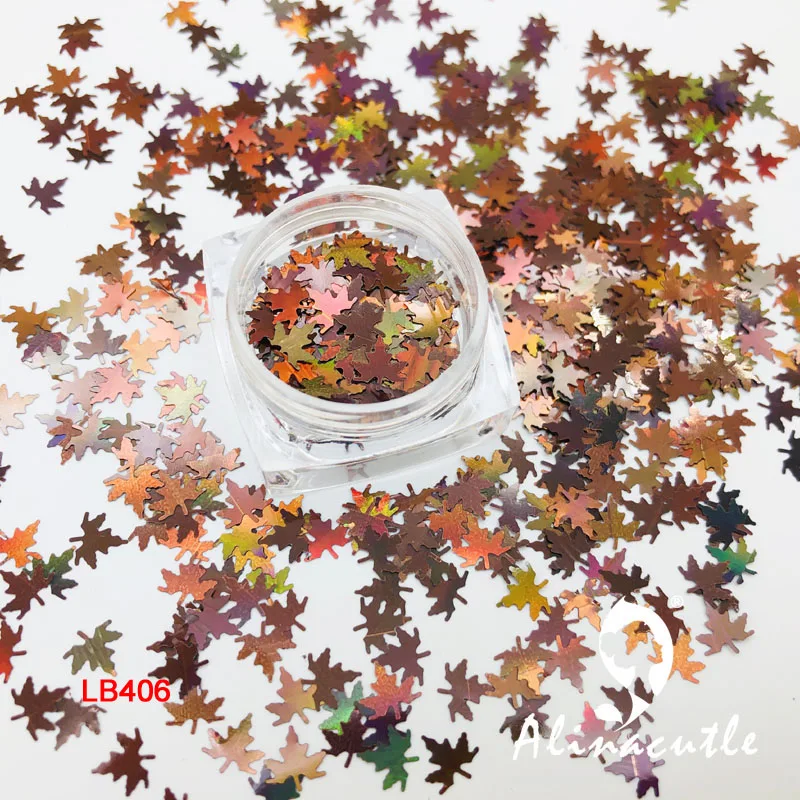 15g  Maple leaf  Sequins DIY Supplies Nails Art Polymer Clear Accessories DIY Sequins scrapbook shakes