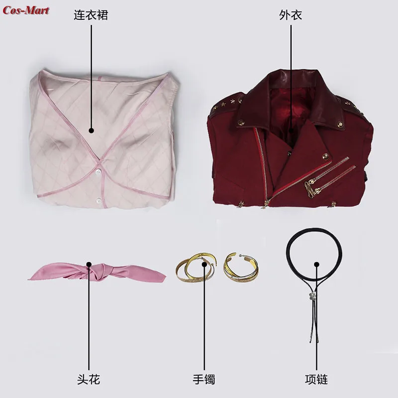

Игра Final Fantasy VII Aerith/Aeris Gainsborough Косплей Костюм Повседневная одежда Платье Активная вечеринка Ролевая игра Одежда на заказ