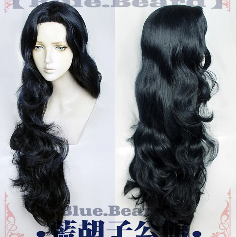 JoJo's Bizarre Adventure Cosplay Yamagishi Yukako Wigs 120cm Black Long Big Wavy Hair + Wig Cap