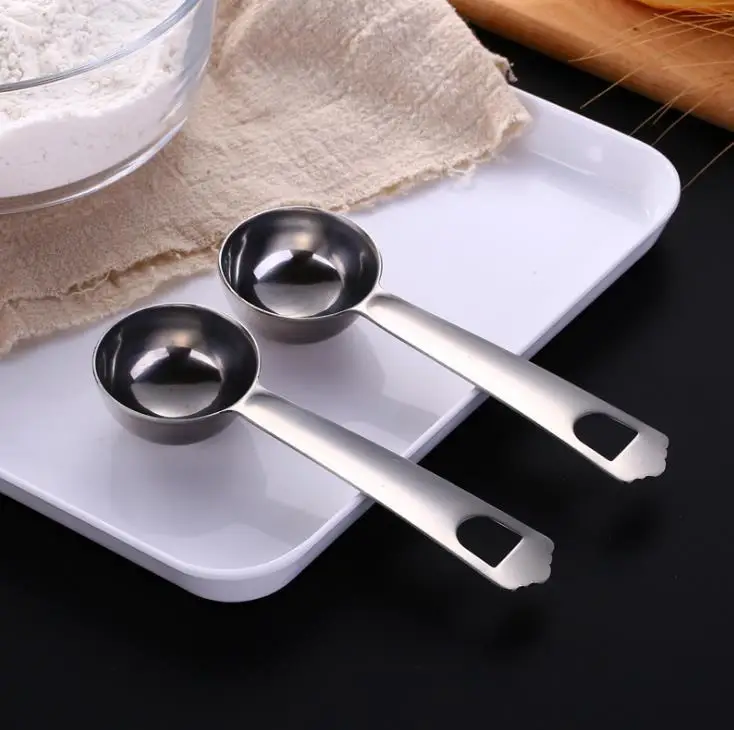 

20ml Stainless Steel Measuring Spoons Coffee Scoops Kitchen Baking Tools SN147