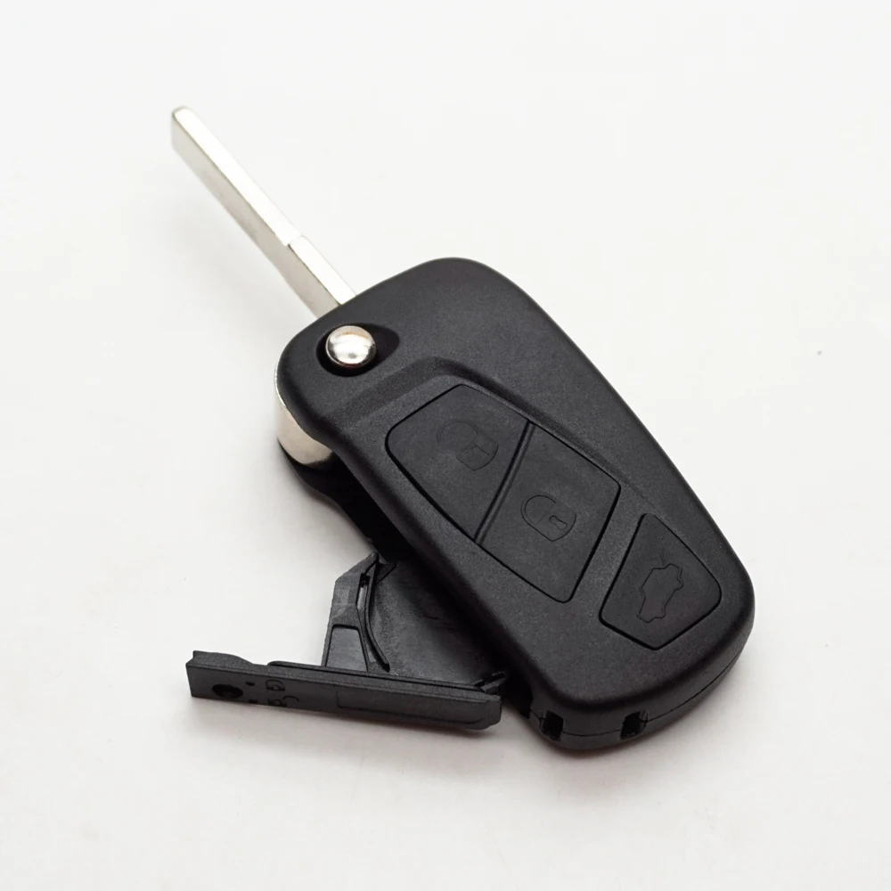 Cocolockey Replacement Flip Car Key Shell for Ford KA MK2 Remote Fob 3 Button 2008 - 2016