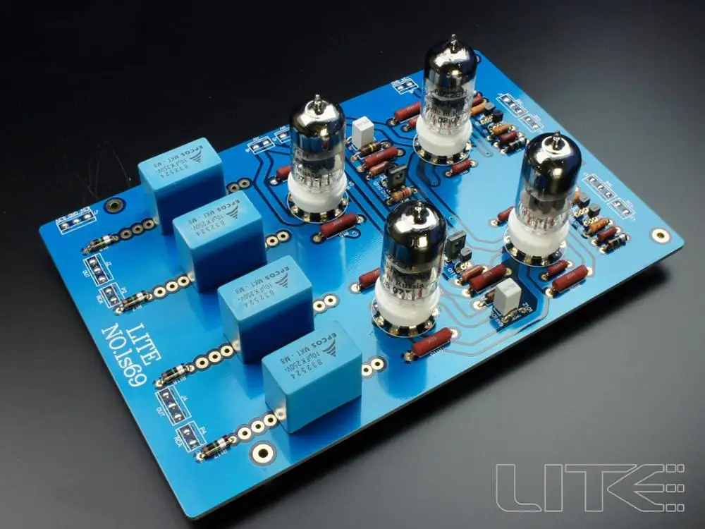 

Finished LITE LS69 Balanced TUBE Preamplifier board ECC88*4（without 6922 tubes）