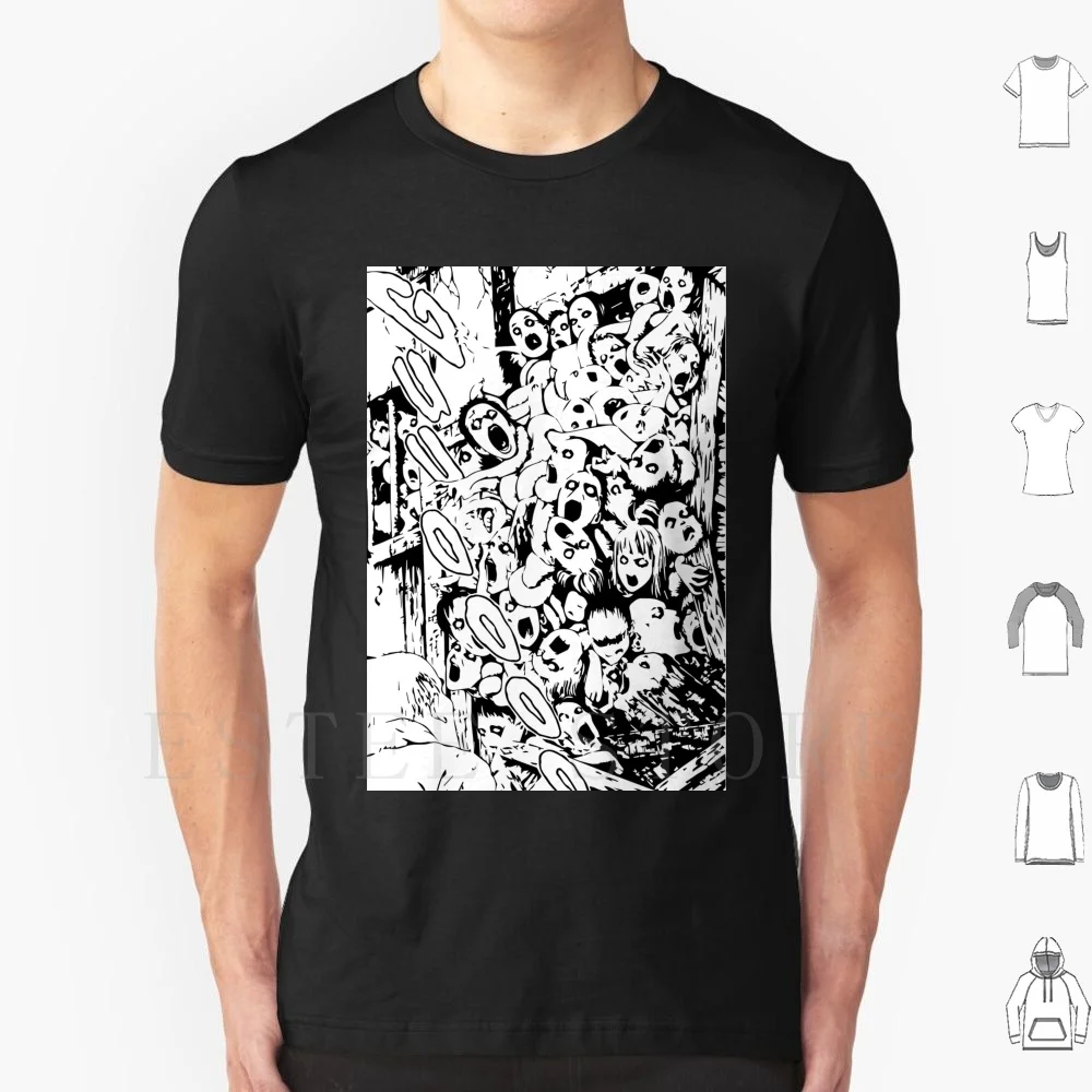

Футболка Uzumaki By Fan Art, мужская хлопковая футболка 6xl Fan Art Horror Manga, аниме Uzumaki Tribute