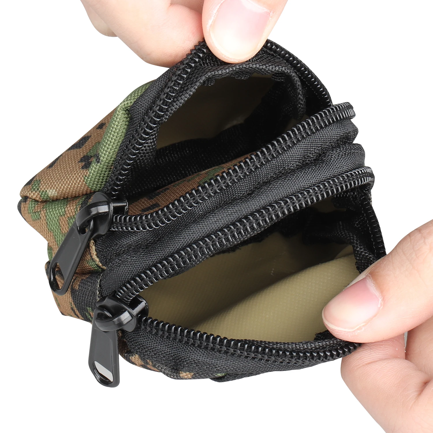 FIREDOG Camouflage Multi-Function Coin Purse Small Change Money Bags Fashion Mini Wallet Waist Bag Lighter Key Case