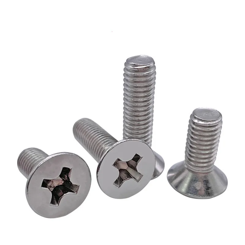 

Gb819 Din965 M1 M1.2 M1.4 M1.6 M2 M2.5 M3 M4 M5 Stainless Steel 304 Phillips Flat Countersunk Head Micro Machine Screw