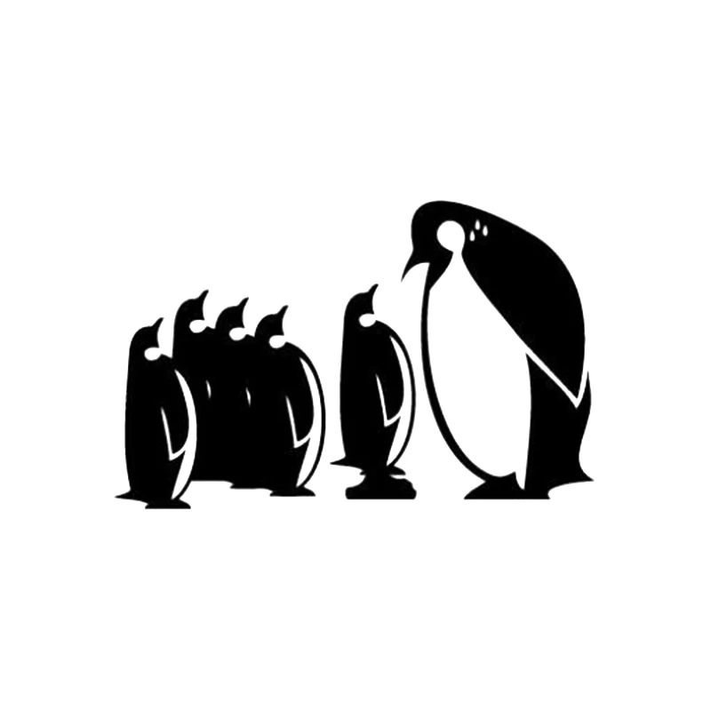 17 * 11cm Penguin Power Shaped Window Bumper Motorcycle Helmet Decoration Vinyl Car Waterproof Stickers New Hot Selling