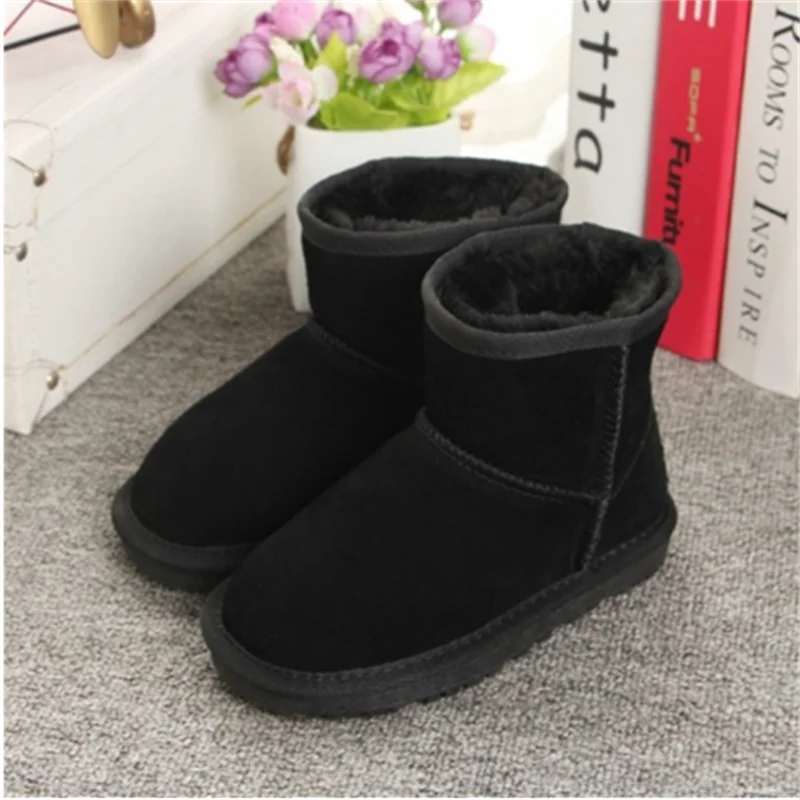 Bottes de Neige pour Enfant Martin Décontractées Blanches, Chaussures Tendance d'Enfants, de Filles, de Bébés, Souliers de Course, de Marque de Sport, Baskets Enfantine