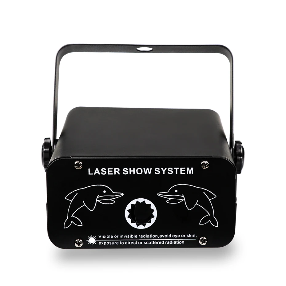 ALIEN Remote 16 Patterns RGB DJ Disco Laser Light Projector Party Christmas Wedding Holiday Sound Active Stage Lighting Effect