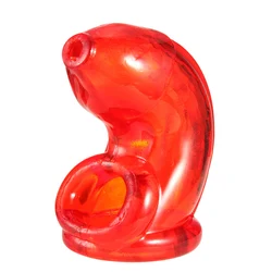 Anneau pénien en silicone pour hommes, serrure urétrale, bondage du scrotum, jos de chasteté masculine, jouet sexuel pour gay, prévention de l'érection, 7.0