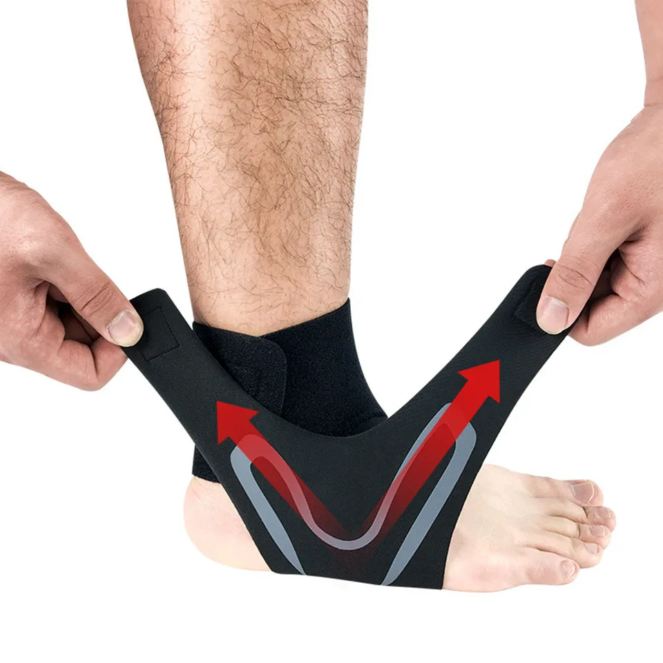 KoKossi 1PCS Right Left Foot Ankle Protector Sports Ankle Support Elastic Ankle Brace Guard Foot Support Sports Gear Four Color