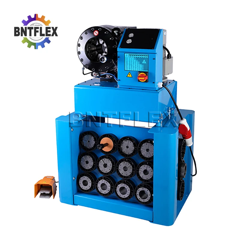 2 inch 6 wires BNTP32 hydraulic hose pressing machine crimper with 13 sets of dies and Quick Change tool