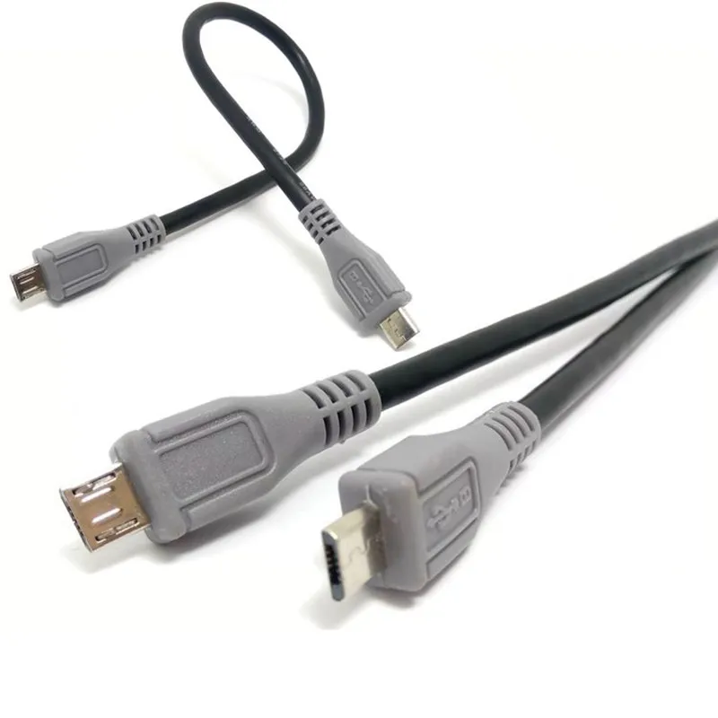 

1pcs Micro USB Type B Male To Micro B Male 5Pin Converter OTG Adapter Lead Data Cable 0.2cm / 1m 3ft