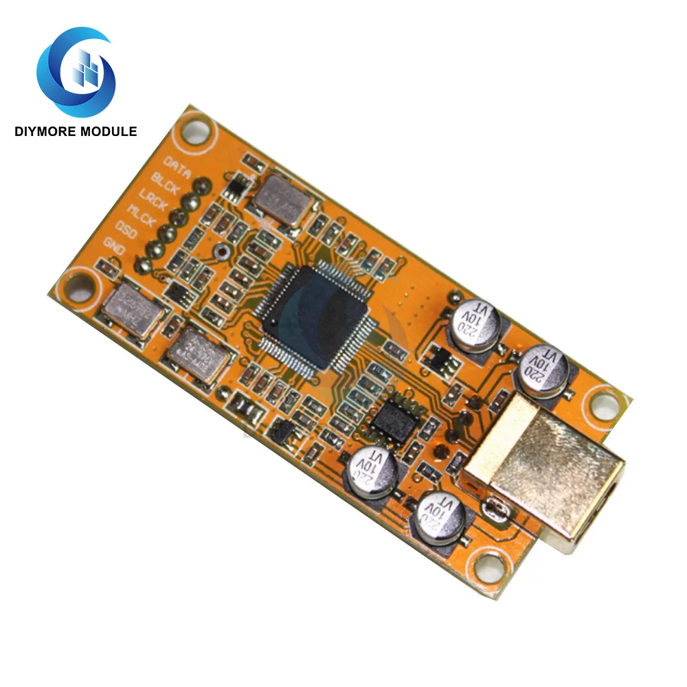 Xmos XU208 Dsd Usb Decoder Board Dac Kaart Digitale Interface I2S Upgrade Asynchrone Amanero Module Voor ES9018/28/38 Decoder